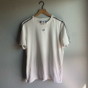 Adidas White / Grey Tee Medium - Excellent Condition